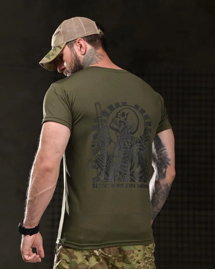 Тактична футболка BORN OF WAR para bellum олива ВТ4746