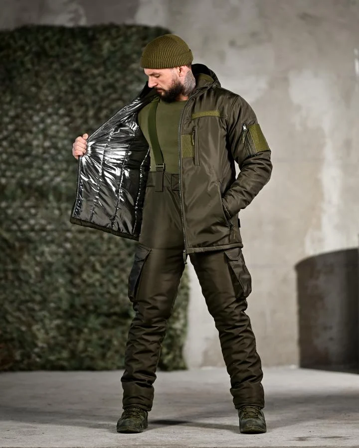 Зимовий тактичний костюм NORTHERN олива ТР6586