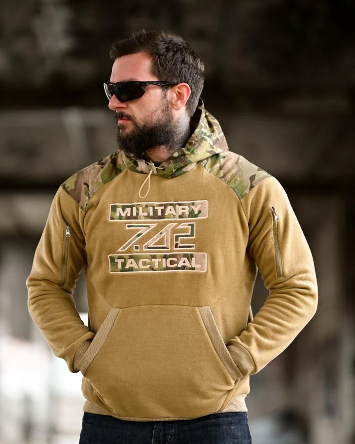 Флісова худі 7.62 Military Tactical coyot ТР6459