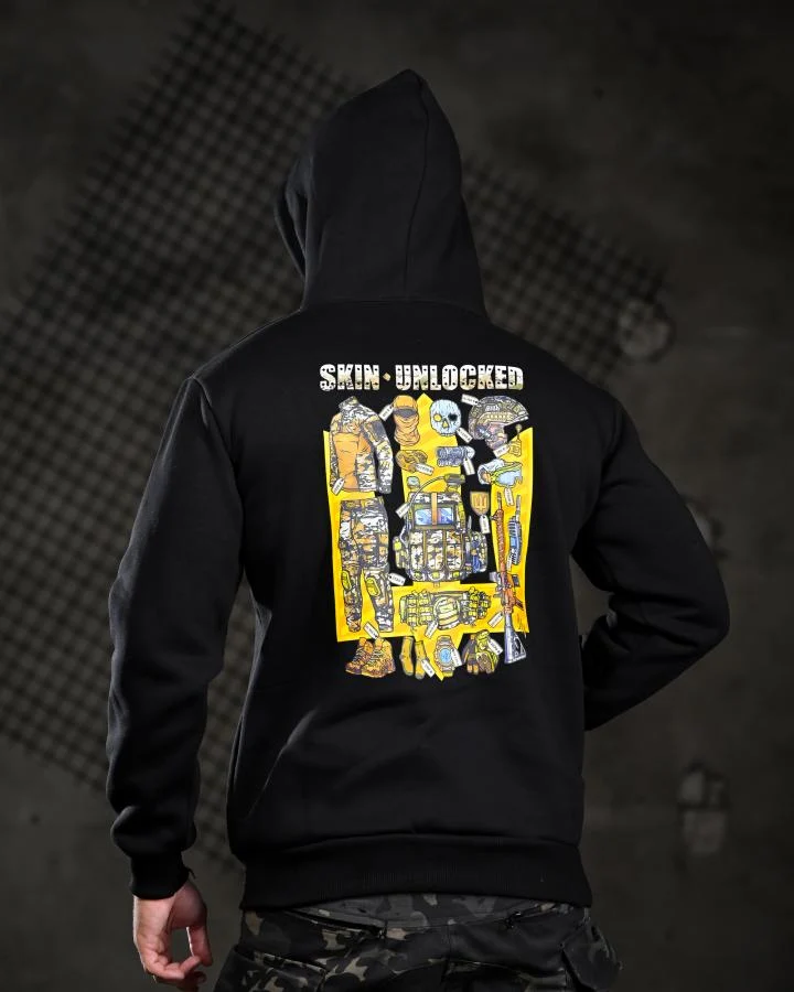 Мілітарі худі на флісі Skin ВТ5503