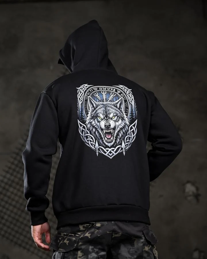 Мілітарі худі на флісі GENESIS Wolf ВТ5518