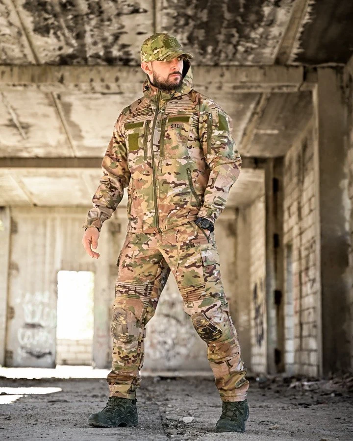 Тактичний костюм софтшел softshell 5.11 mission мультикам    ВТ7879
