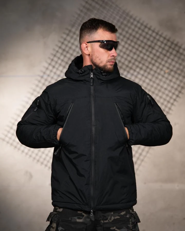 GRK_7612-optimized Зимова тактична куртка «ASAULT» чорна - Зображення 1