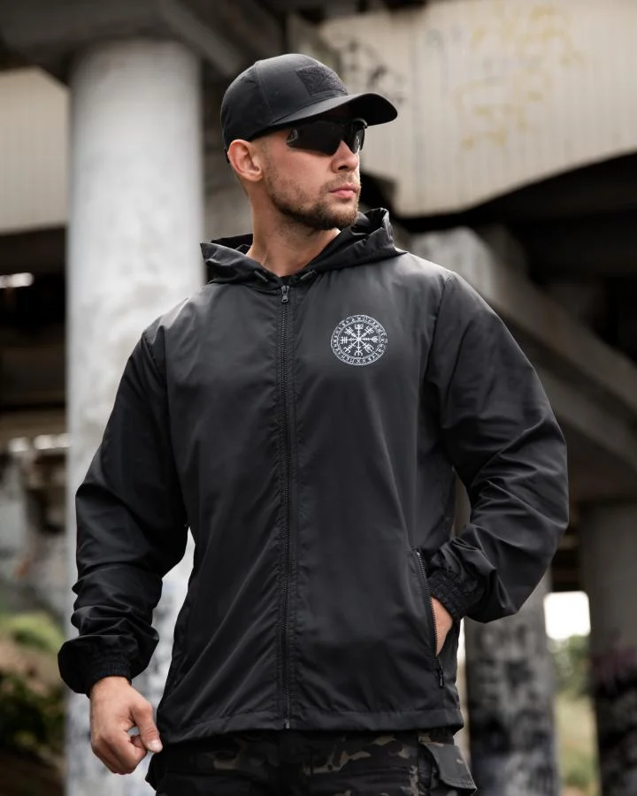 Military-style windbreaker BORN OF WAR Voron black ВТ5631