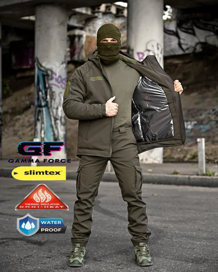 Зимовий тактичний костюм GAMMA GEN2 олива ТР6415