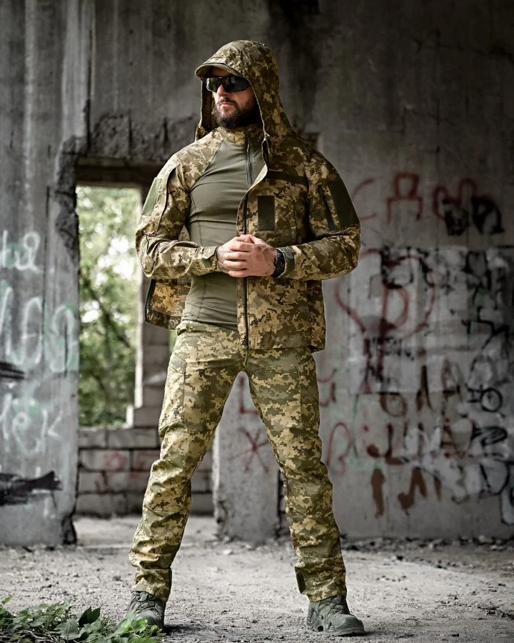 Тактичний костюм DONBASS 3в1 піксель РП7390