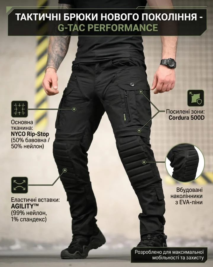 Тактичні штани Scorpion OCP black ТР6920