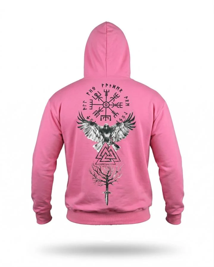 Мілітарі худі FAXIS Voron pink ТР6969