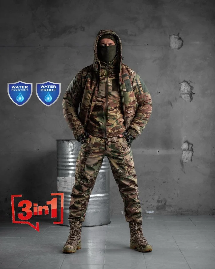 Зимовий тактичний костюм трійка OMNI-HEAT TASLAN ВТ7013