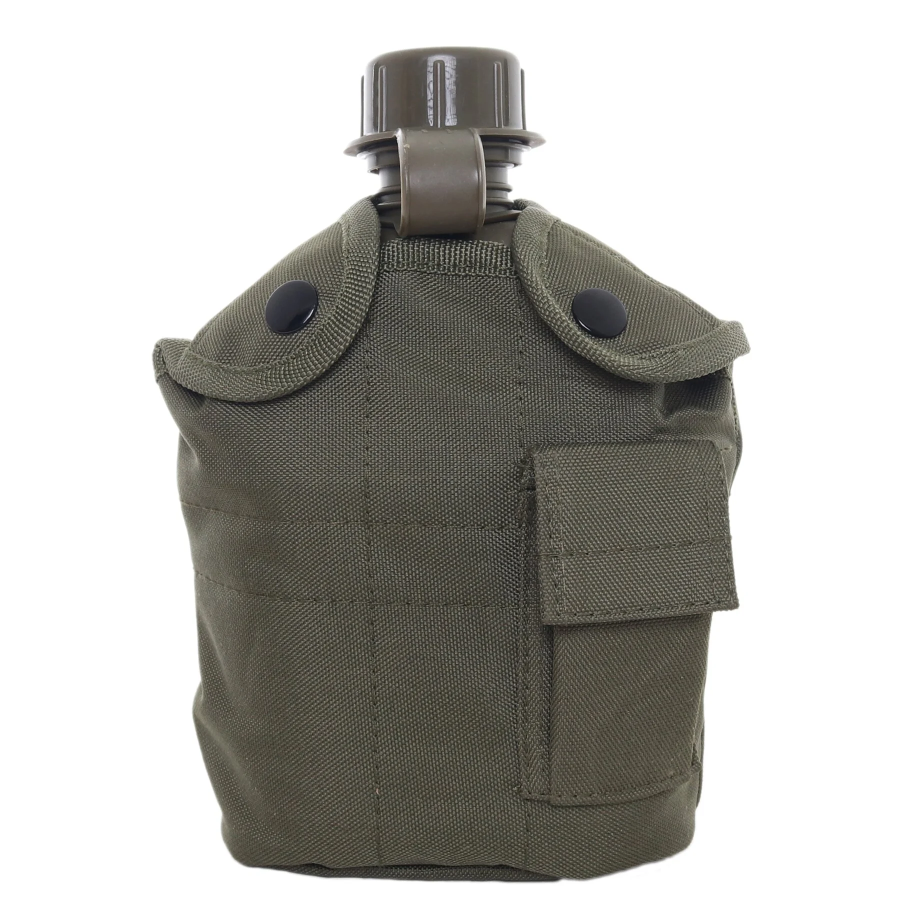 Фляга пластикова US 1L з казанком, Olive