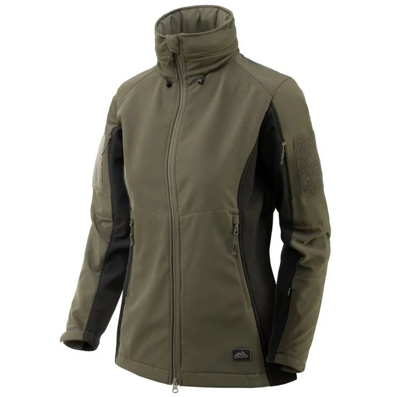 Жіноча куртка Helikon-Tex Gunfighter Softshell, Taiga Green, S