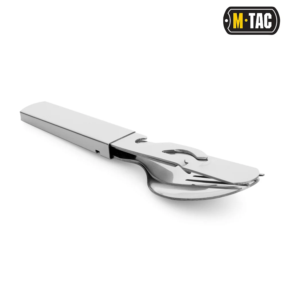 M-TAC СТОЛОВИЙ НАБІР LARGE (4 ЕЛЕМЕНТА) СТАЛЬ, Silver