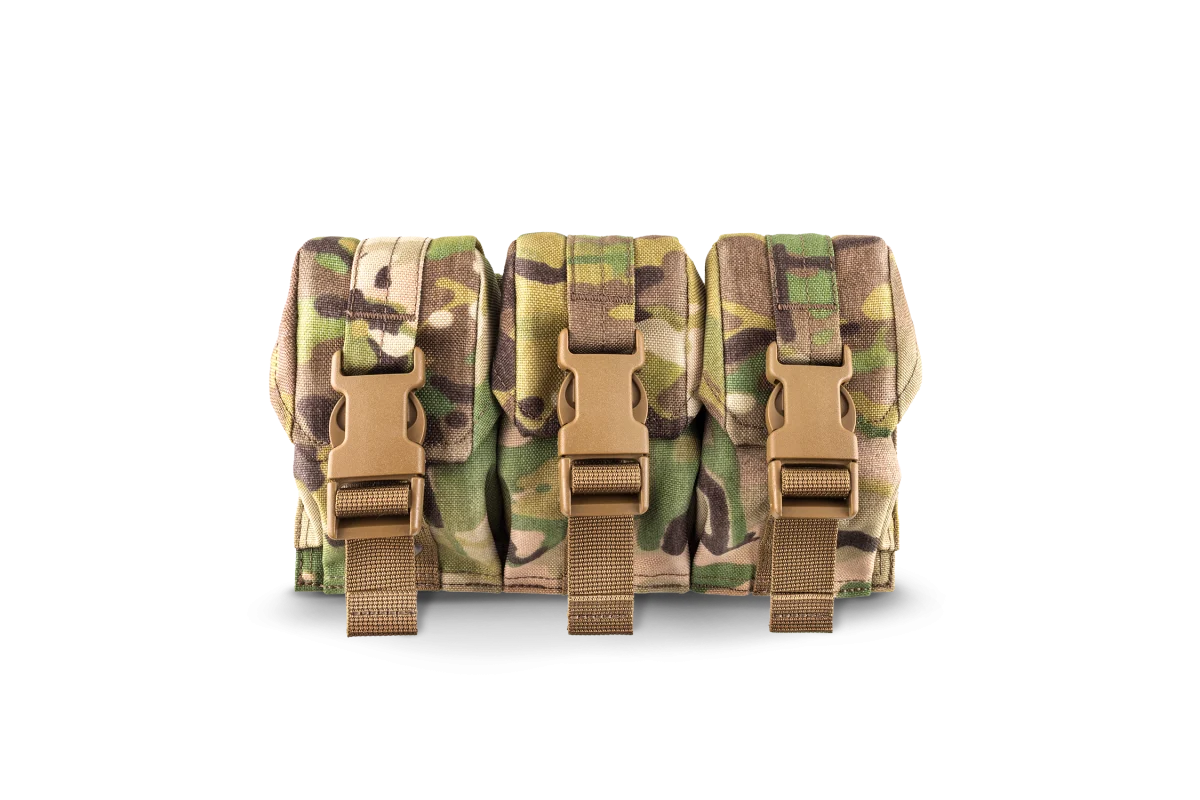 Модуль під 3 ручні гранати на базу задньої штурмової панелі U-WIN, MultiCam