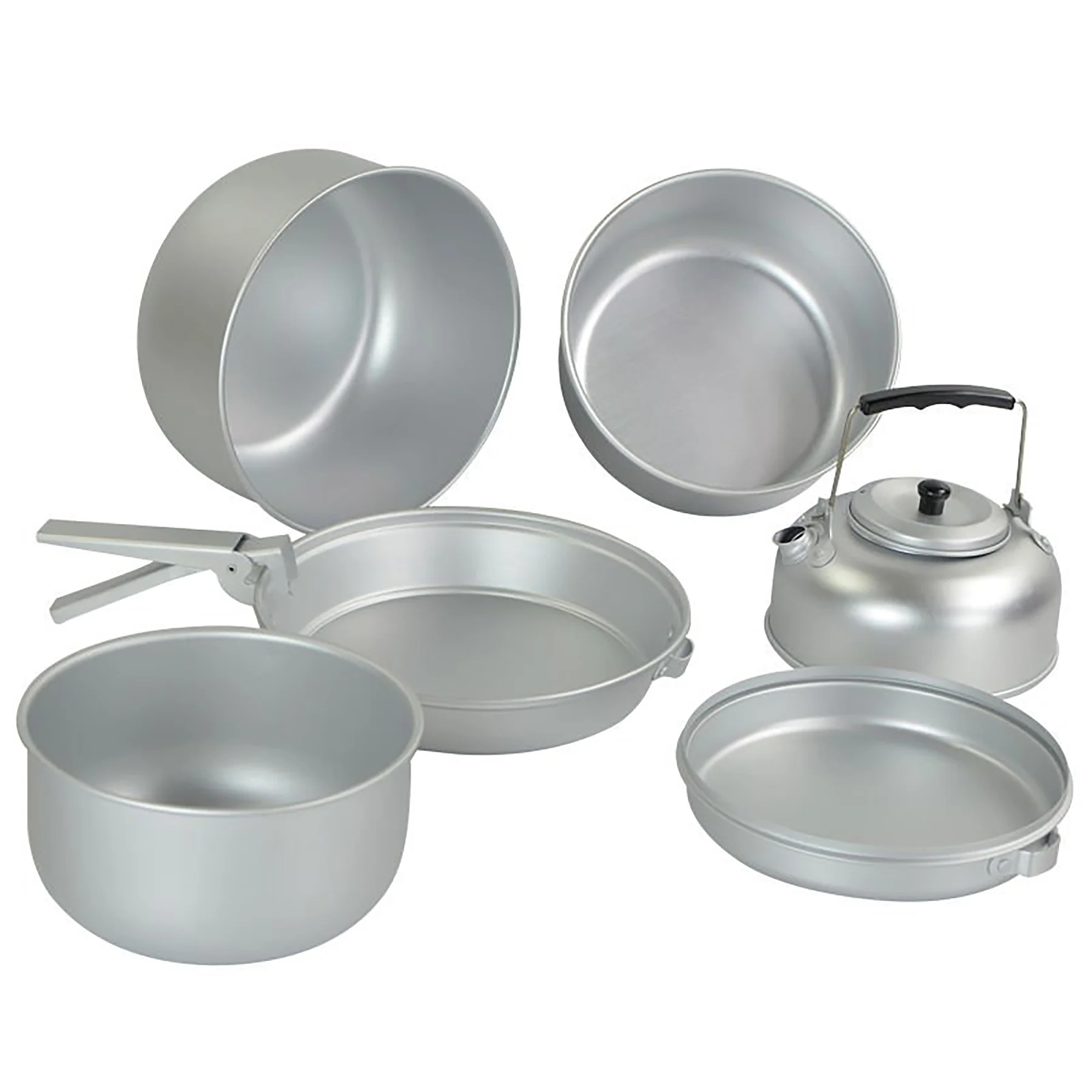 Набір посуду алюмінієвий MIL-TEC Alu Cook-Set, Silver