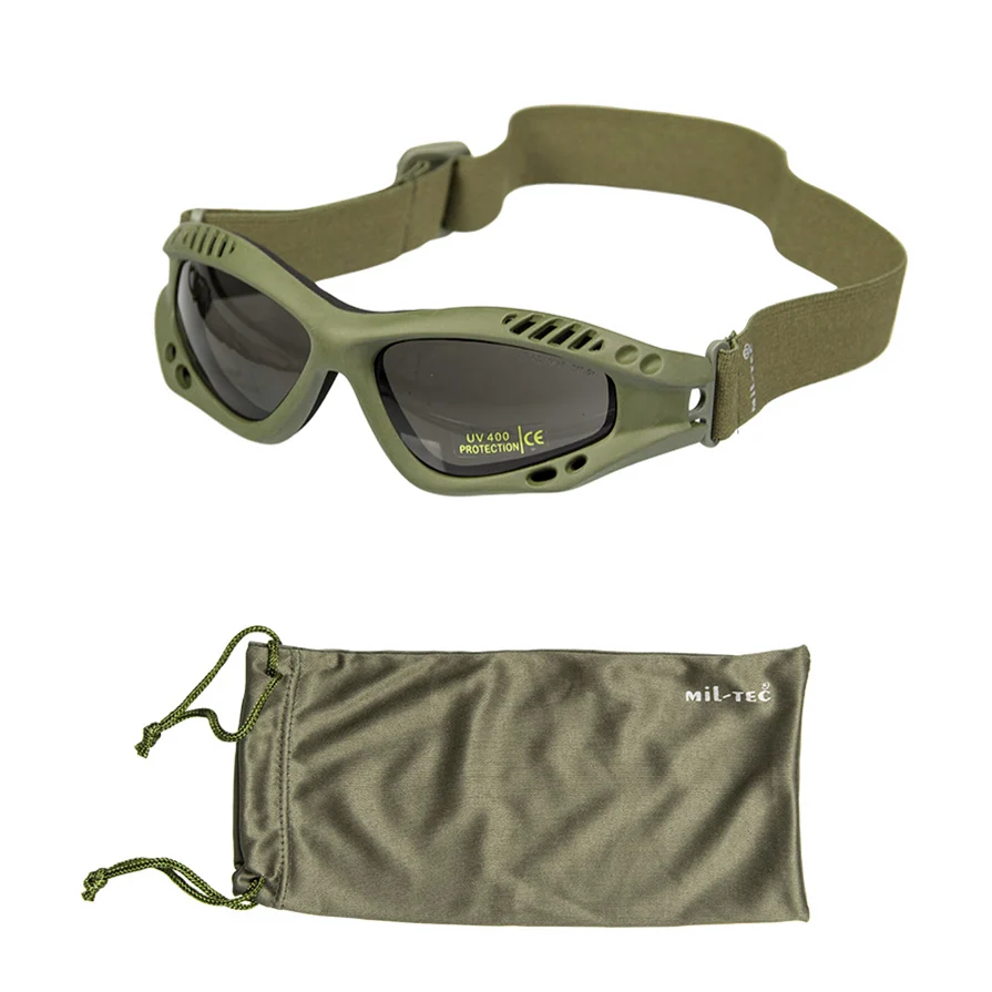 Окуляри захисні MIL-TEC Commando Goggles AIR Pro, Olive