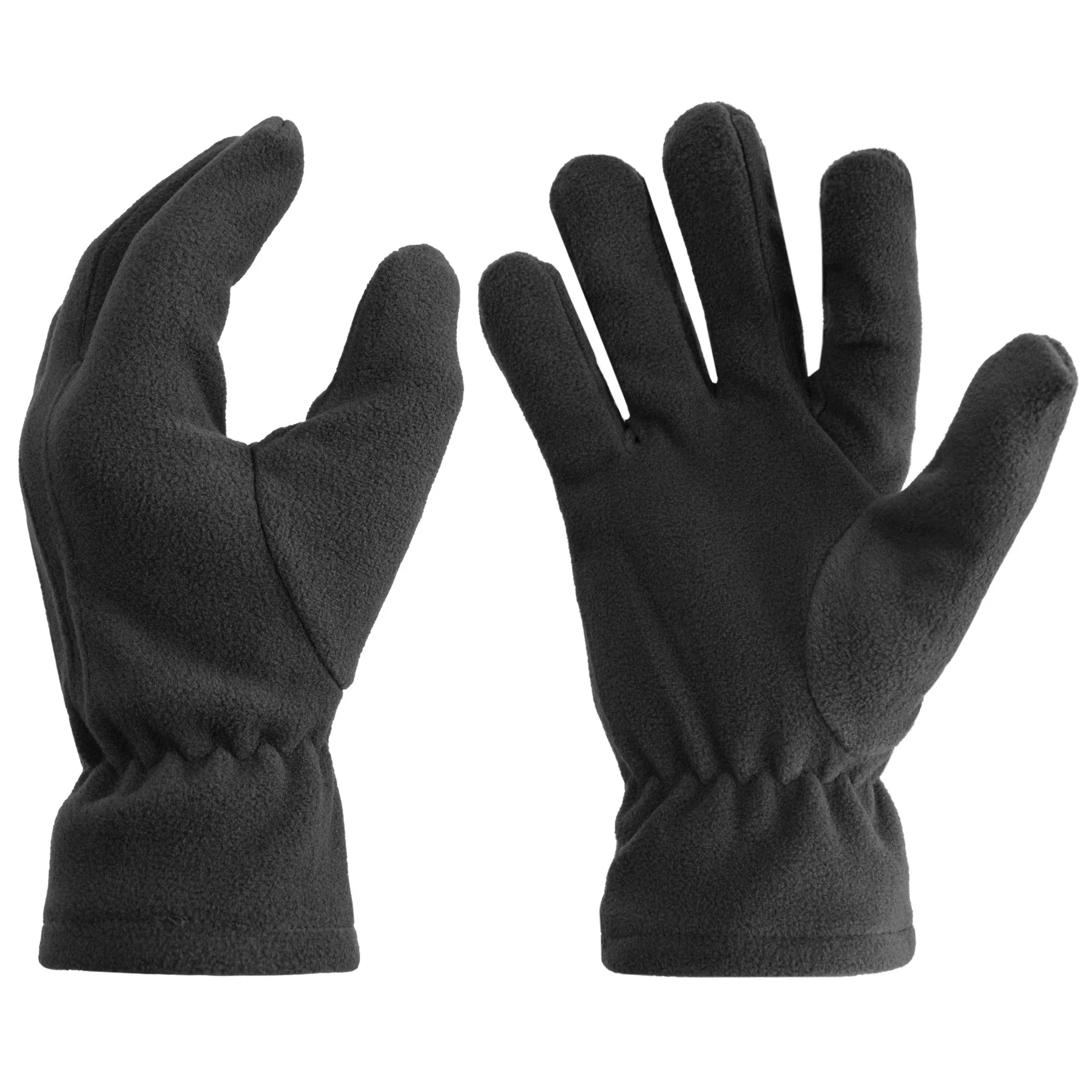 Рукавиці повнопалі флісові Reis, Black, XL
