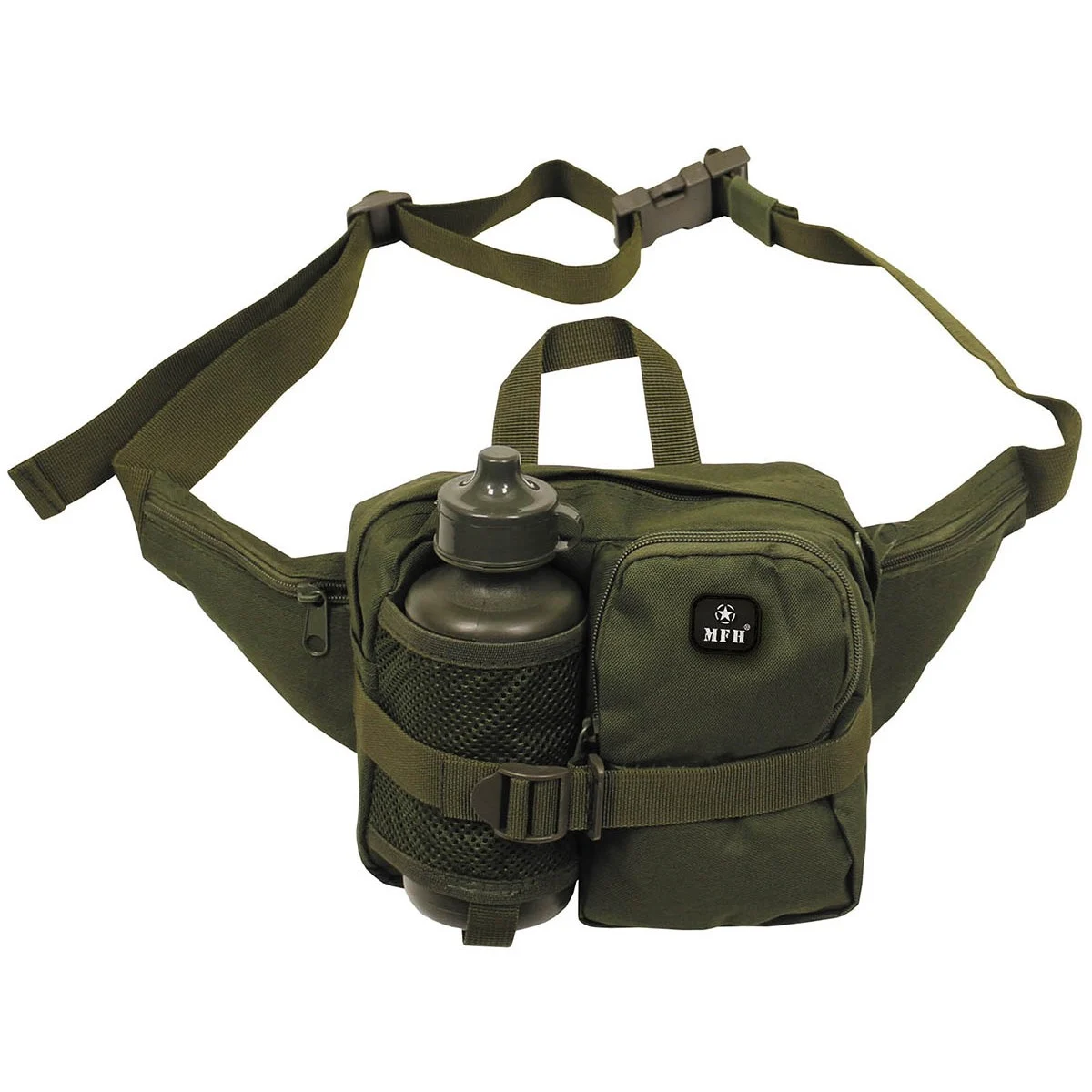 Сумка з флягою MFH Waist Bag with Drinking Bottle, Olive