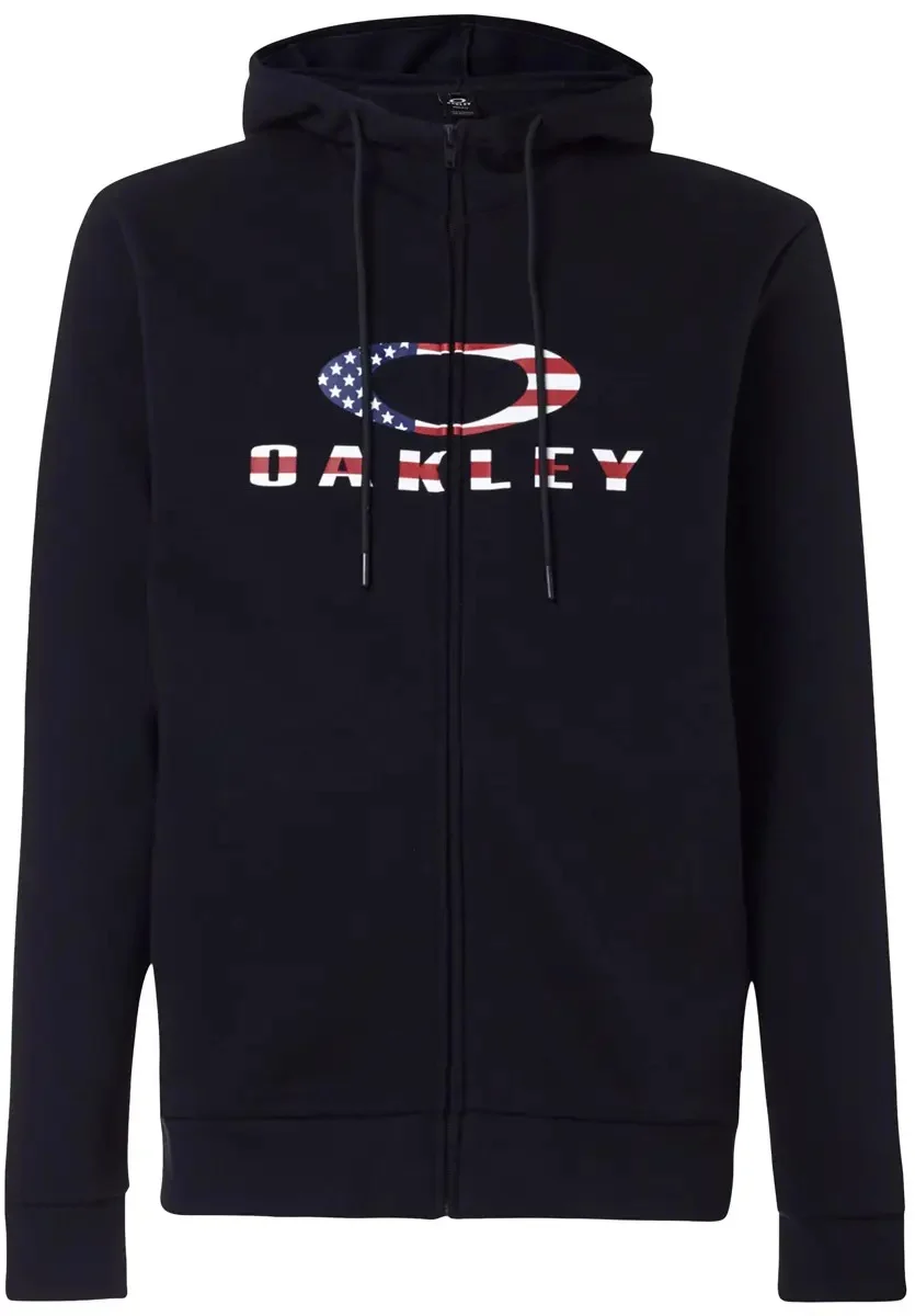 Толстовка Oakley Bark FZ Hoodie 2.0, Black,