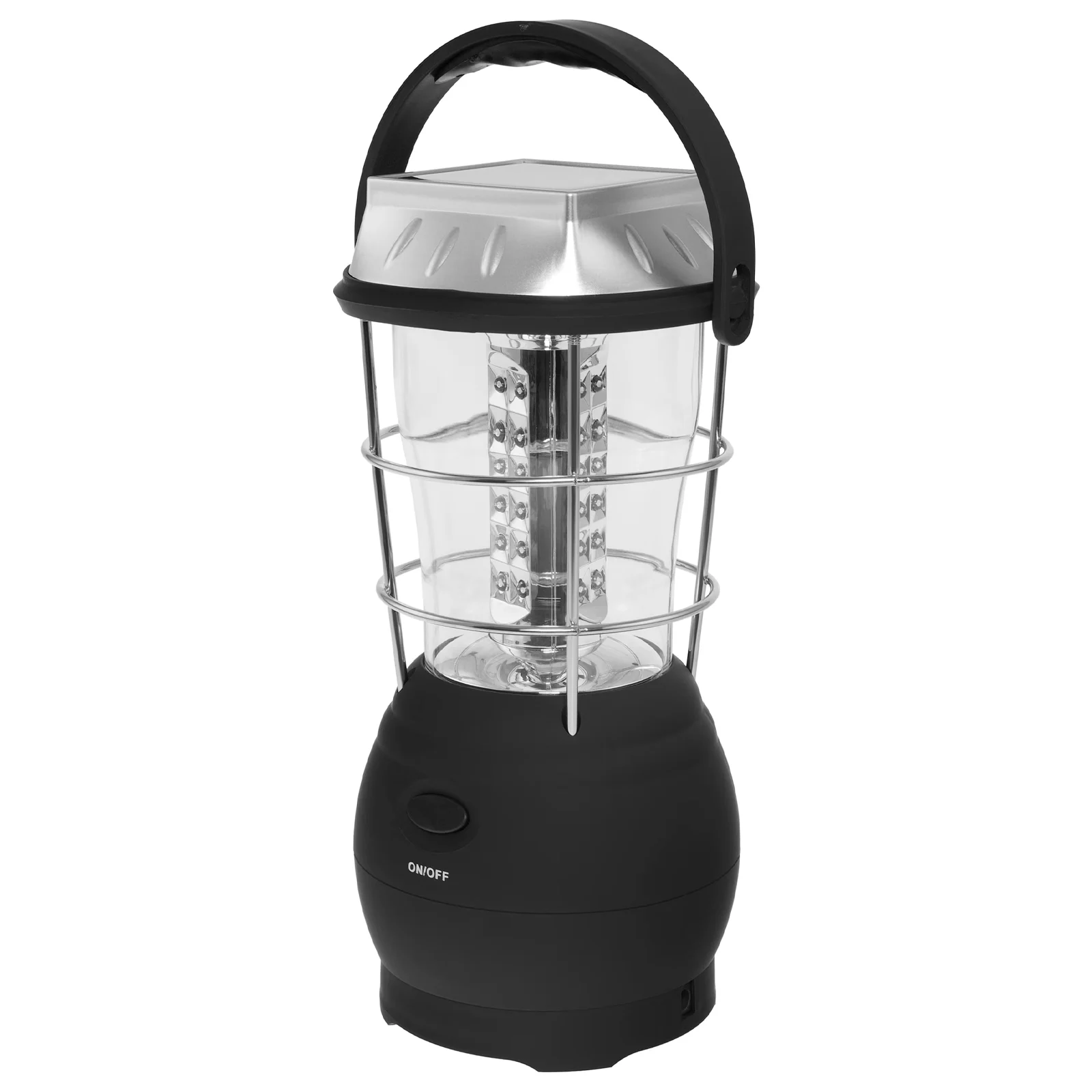 Туристичний ліхтар MIL-TEC 3-Way Lantern з сонячною панеллю та акумулятором, Black