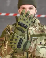 Рукавички тактичні хакі TACT ВВ6523 із захистом кісточок