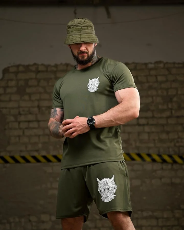 Летний милитари комплект Selion gun oliva ВТ4687