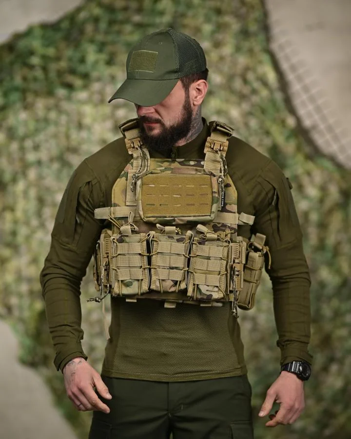 Плитоноска мультикам MOLLE Single Sword ТР6020