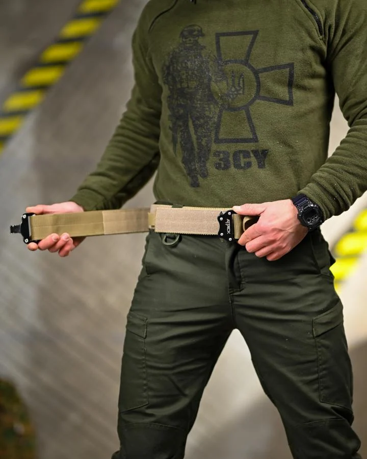GRK_9379-optimized Тактичний ремінь Ranger belt Attack койот - Зображення 1