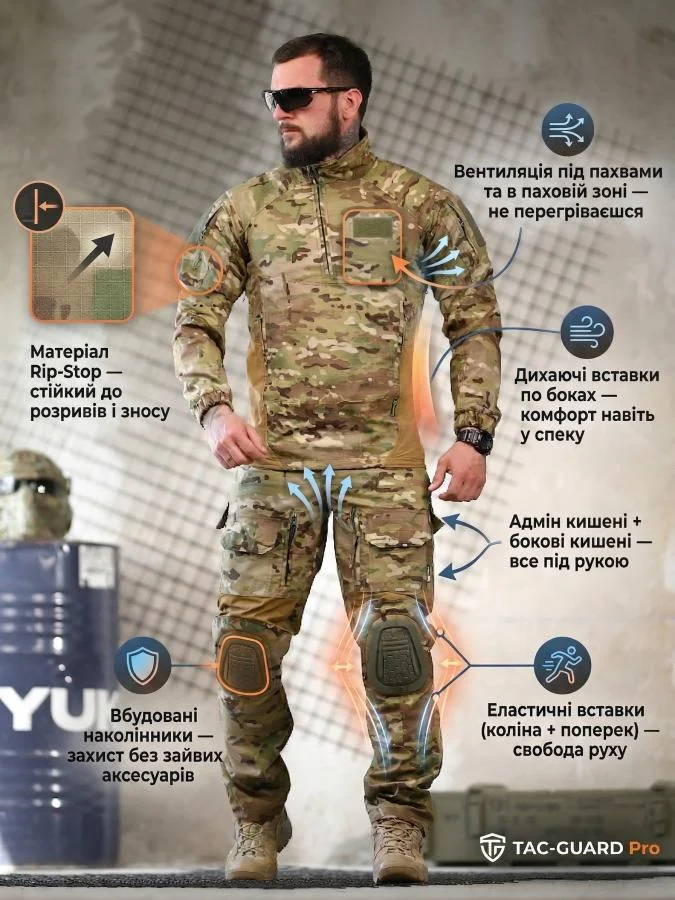 Штурмовой тактический костюм 7.62