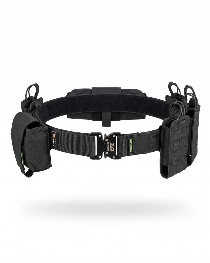 Функциональный тактический пояс (battle belt) черный