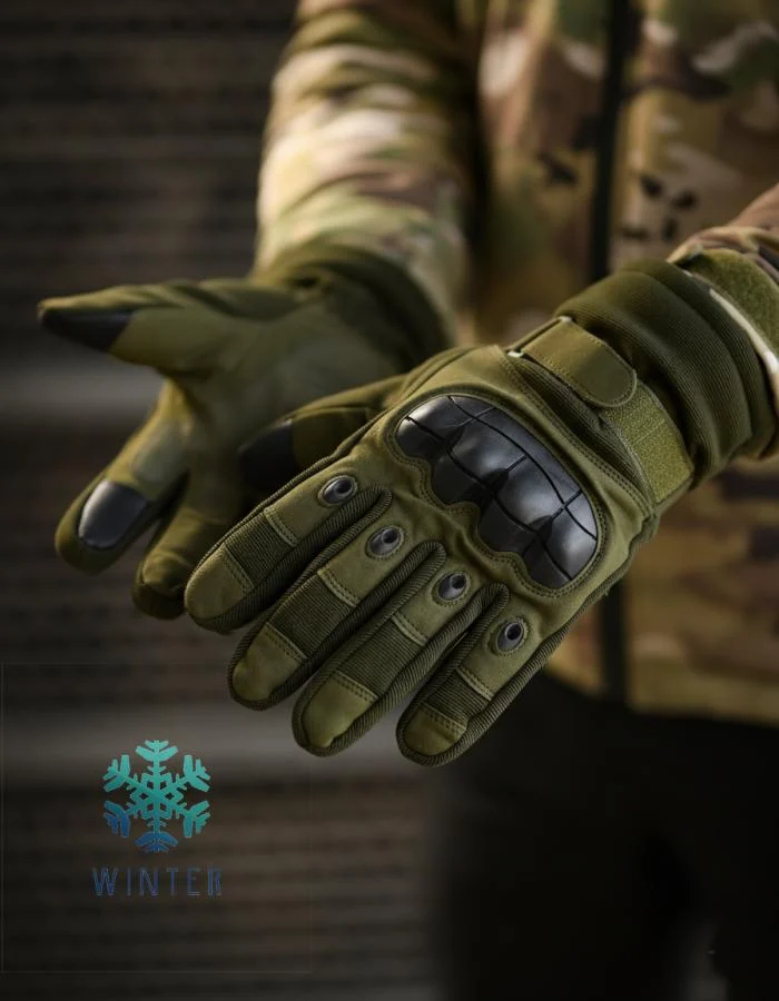 Тактичні рукавички, олива, сумісність із сенсорними екранами, ВТ7628