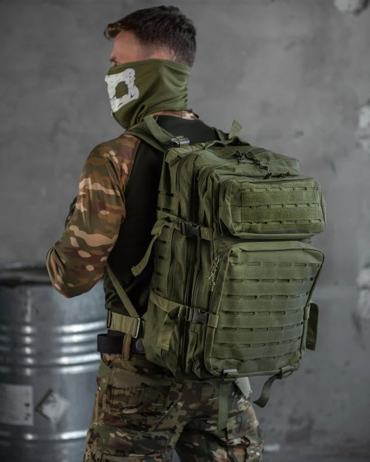 Рюкзак штурмовий US Laser Cut Assault олива, 47 л
