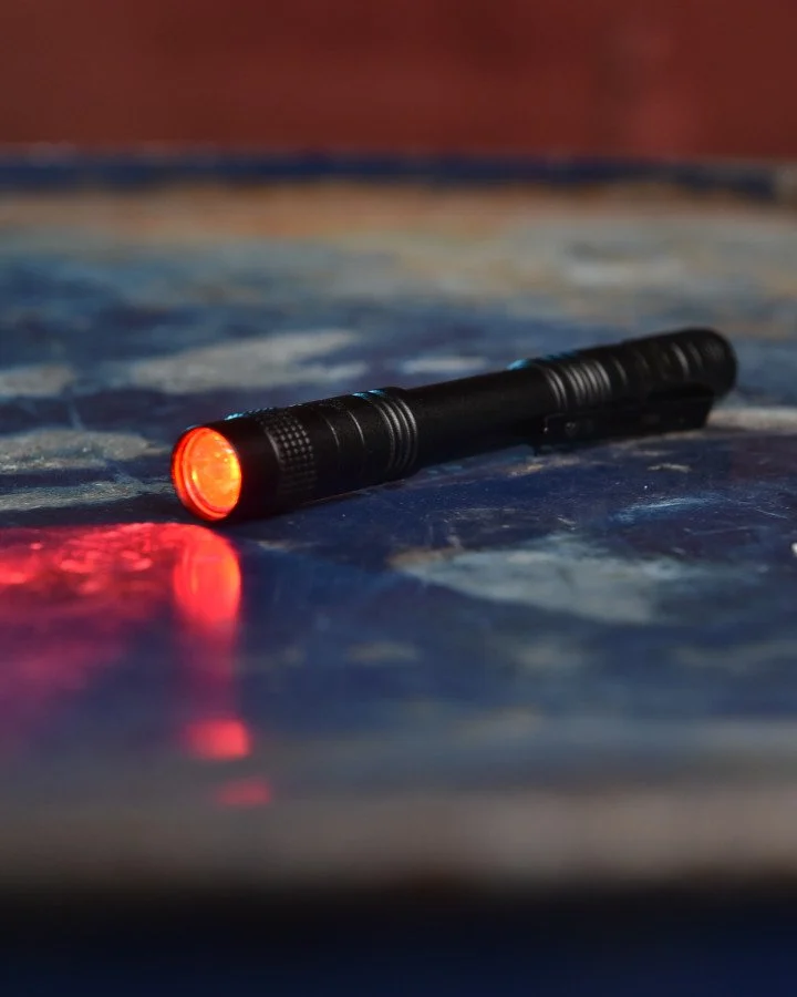 Потужний ручний ліхтарик червоного свічення ENT LED Mini