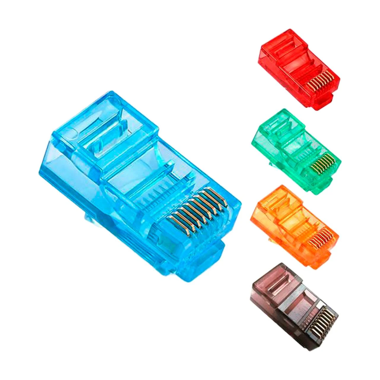 Конектор кольоровий RJ45 8P8C UTP Cat.5E (100 шт)