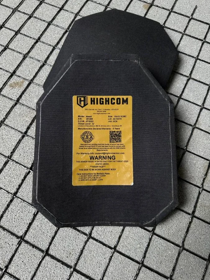 Керамические бронеплиты Highcom, класс 6